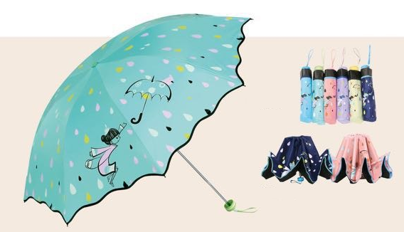 三折伞彩雨嘀嗒28元